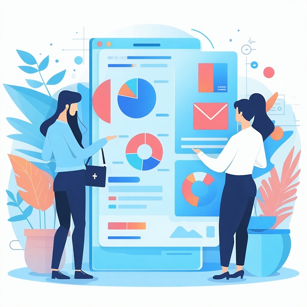 aligning brand with the right marketing team flat vector