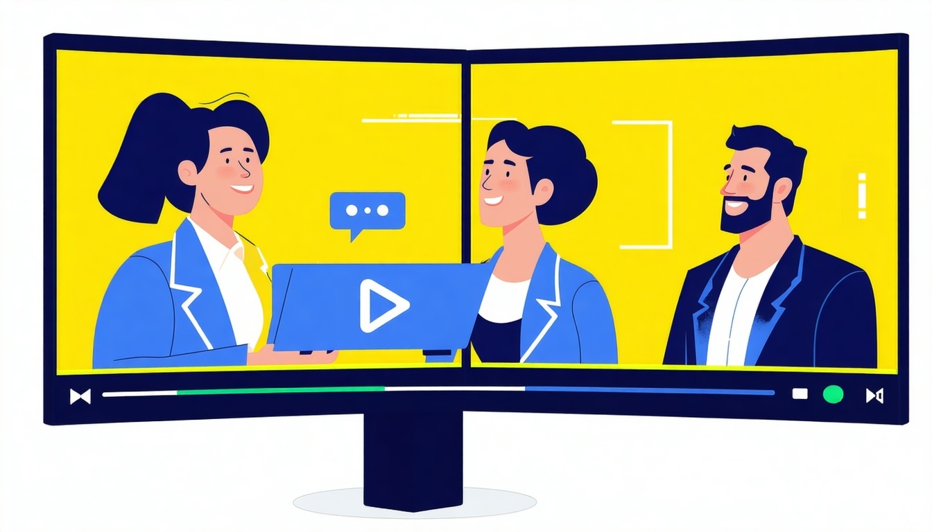 b2b videos flat vector-1