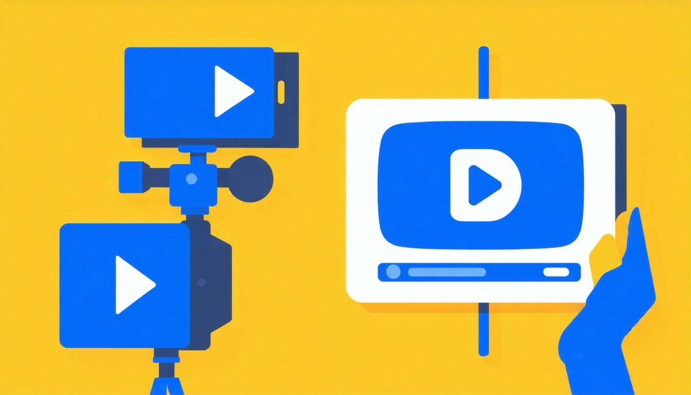 branding for attention video flat vector