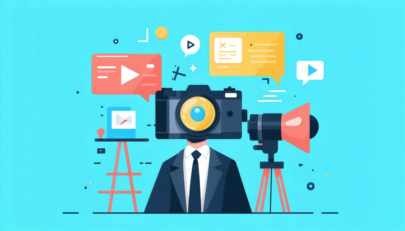 expertise as top benefit for hiring video agency flat vector-1