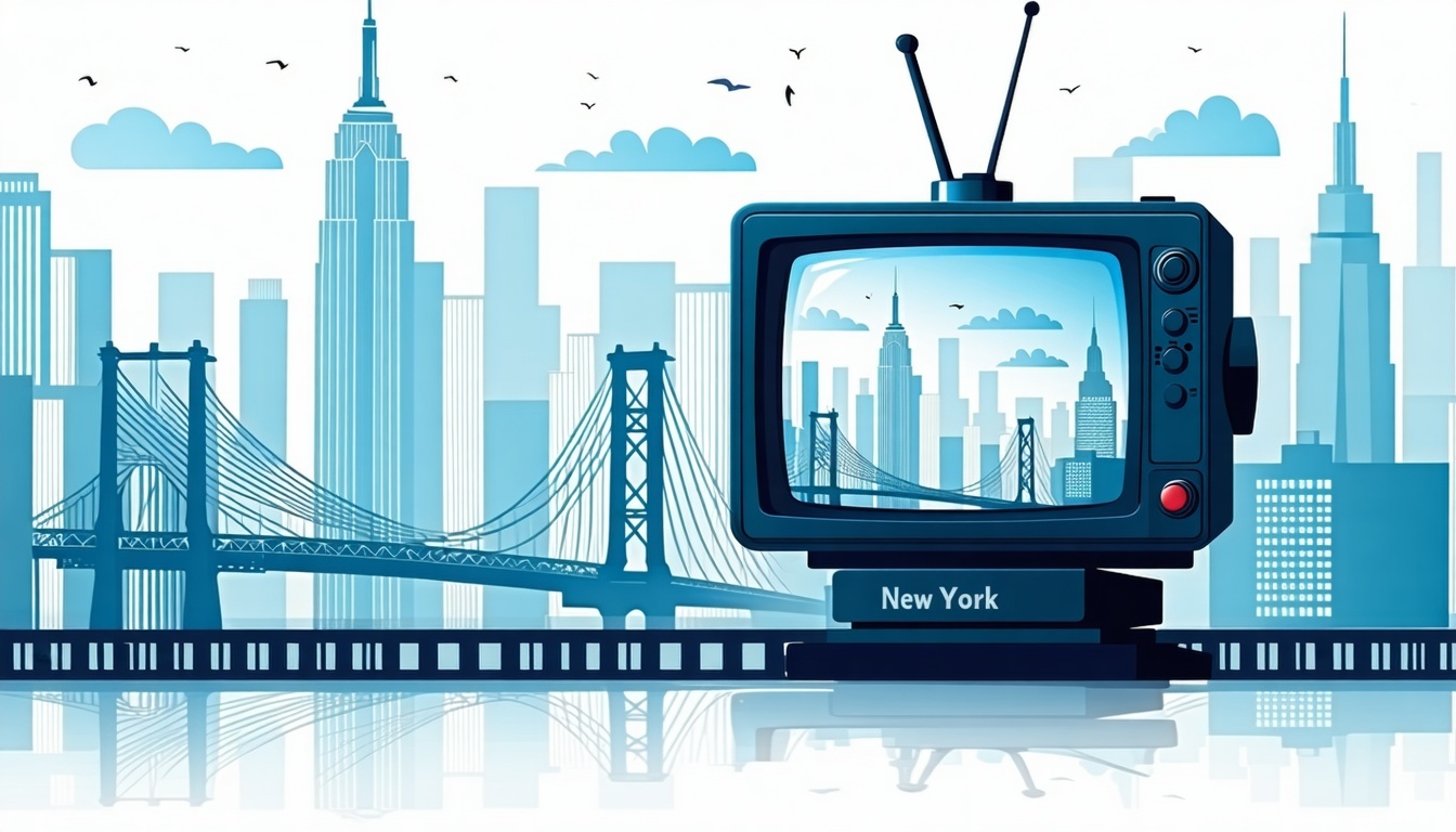 new york videos flat vector-2