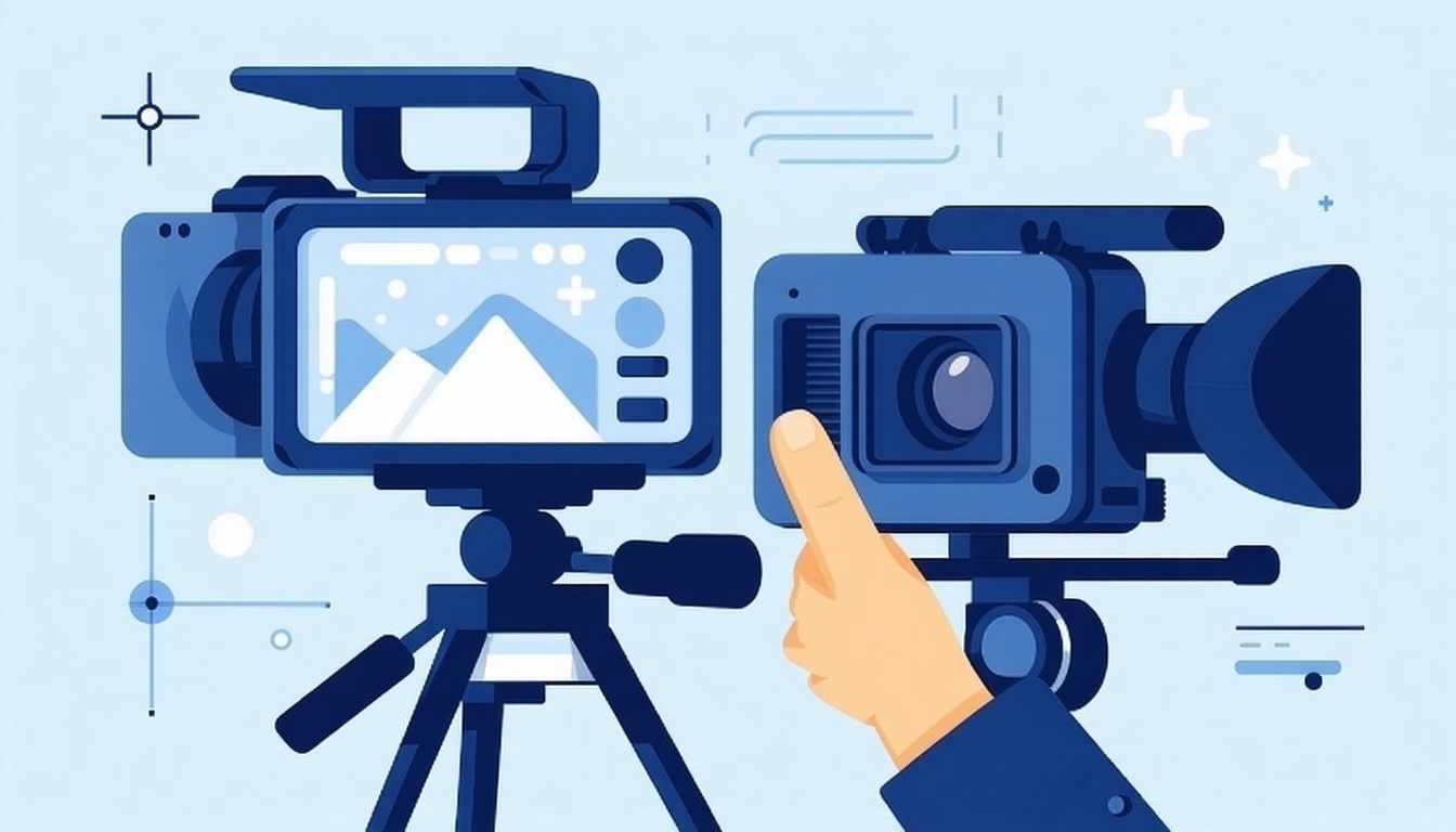 skills for video agency flat vector