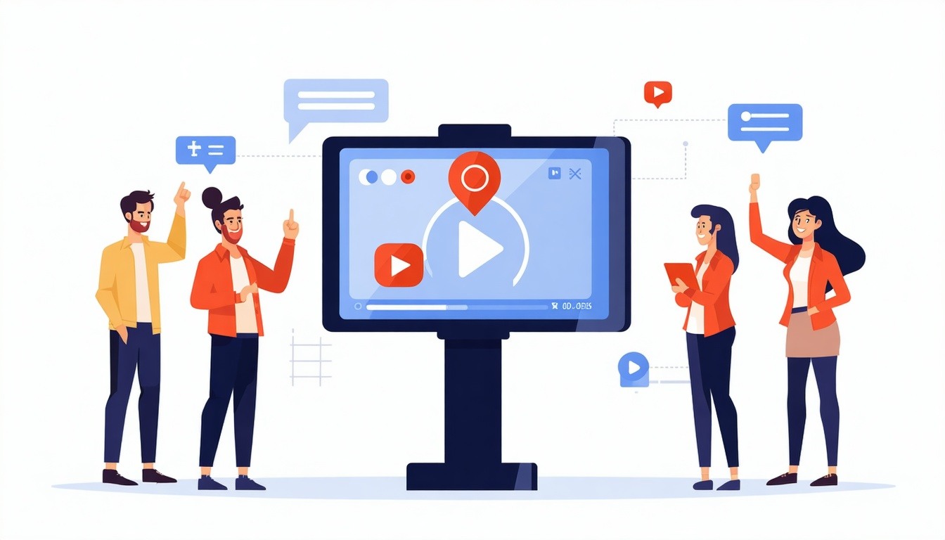 video marketing team flat vector-2