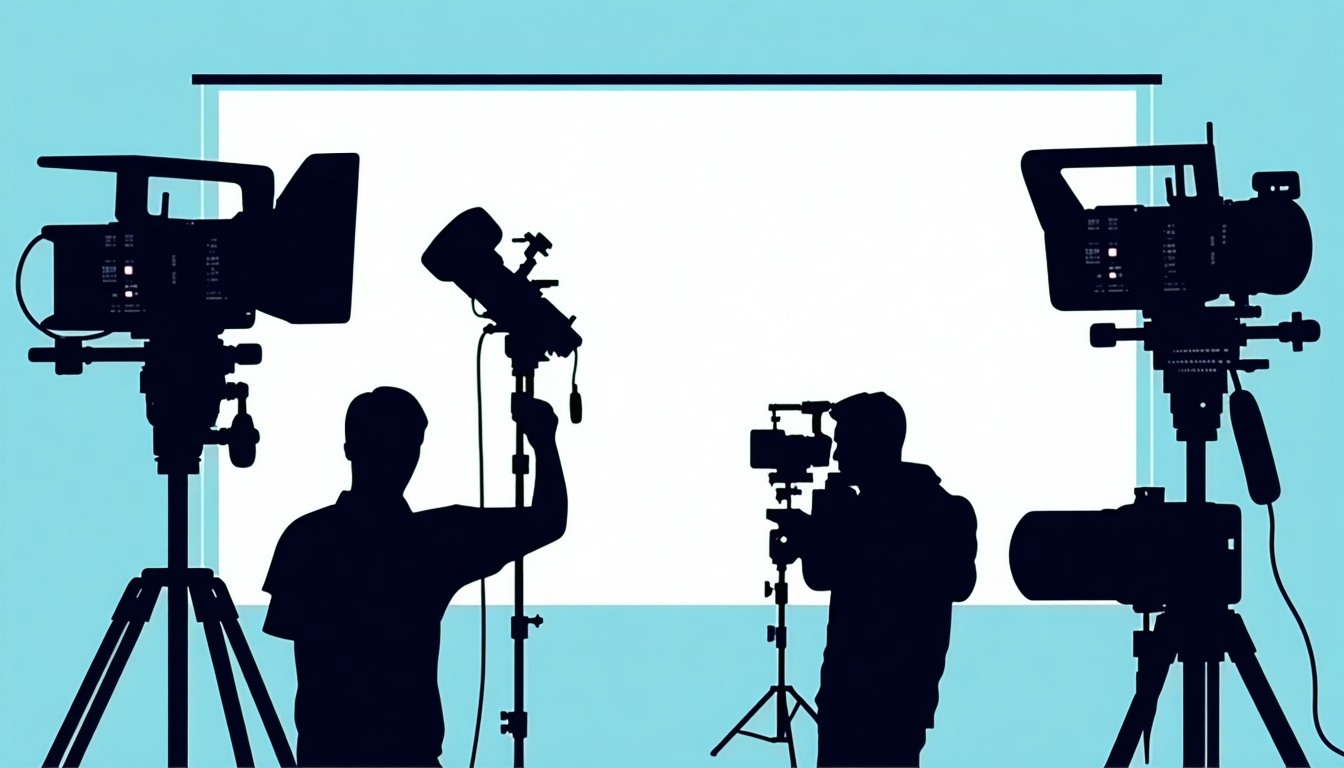 video production team flat vector-1